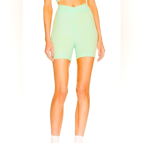 NWT free people free throw shorts size small women’s mint green - Picture 2 of 9